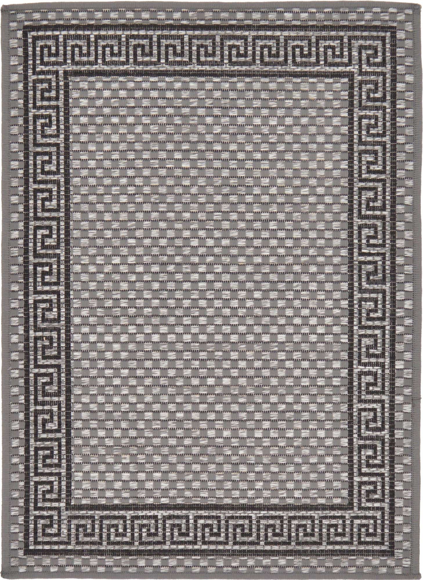 2' 2 x 3' Easy-Clean Border Indoor / Outdoor Rug