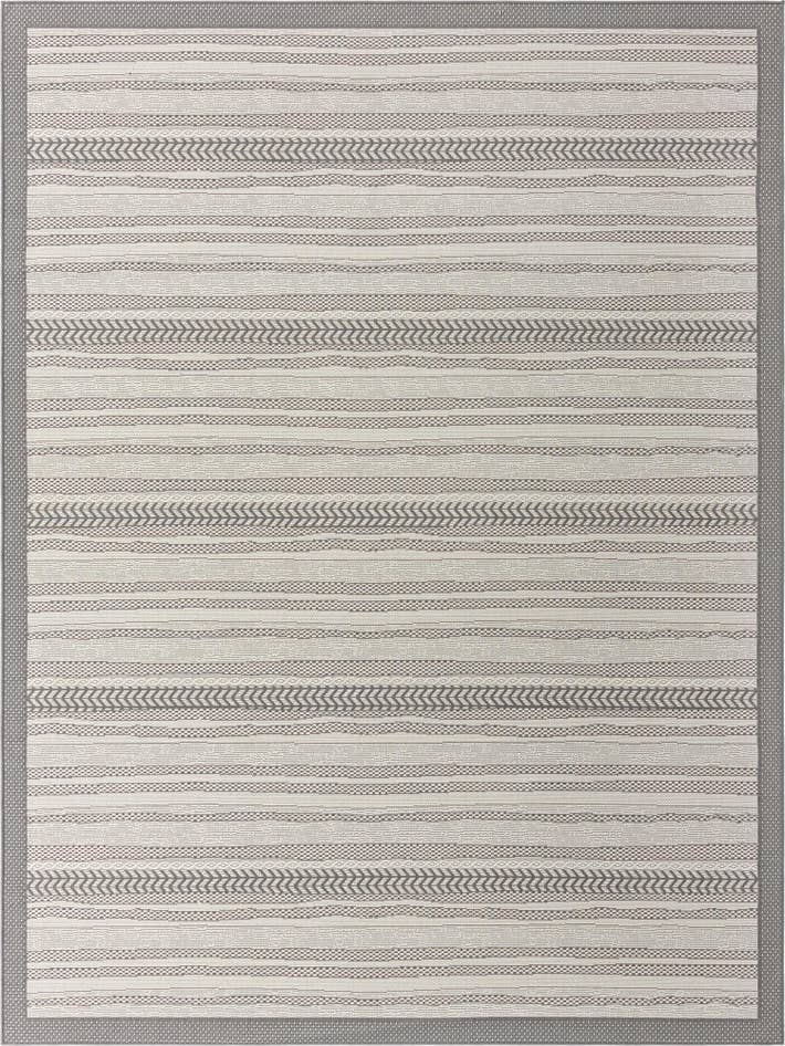 Detail image of 9' x 12' 2 Easy-Clean Border Indoor / Outdoor Rug