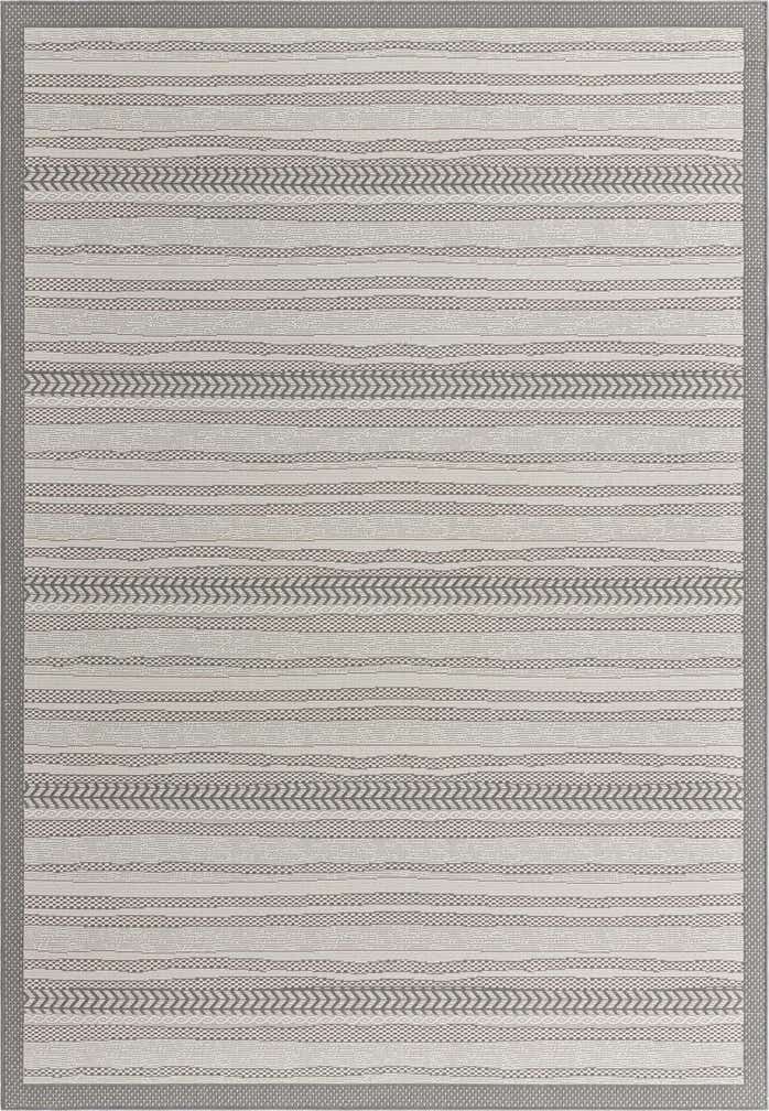 8' x 11' 4 Easy-Clean Border Indoor / Outdoor Rug