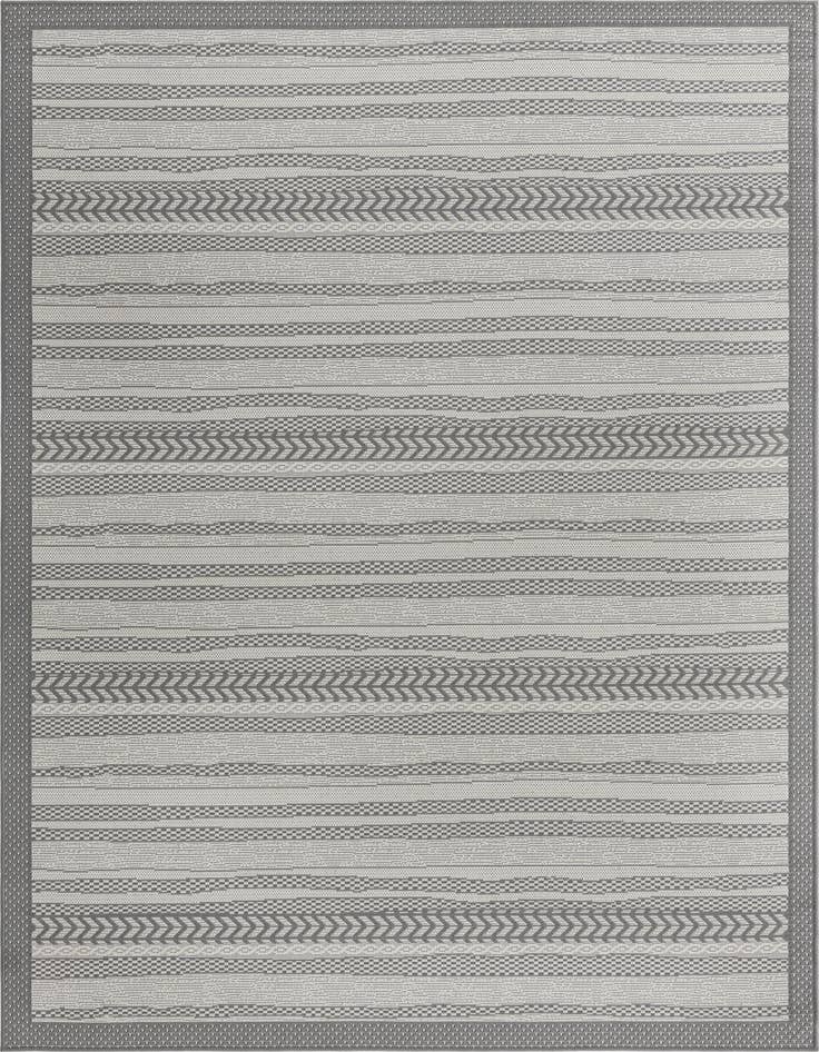 Detail image of 6' x 9' Easy-Clean Border Indoor / Outdoor Rug