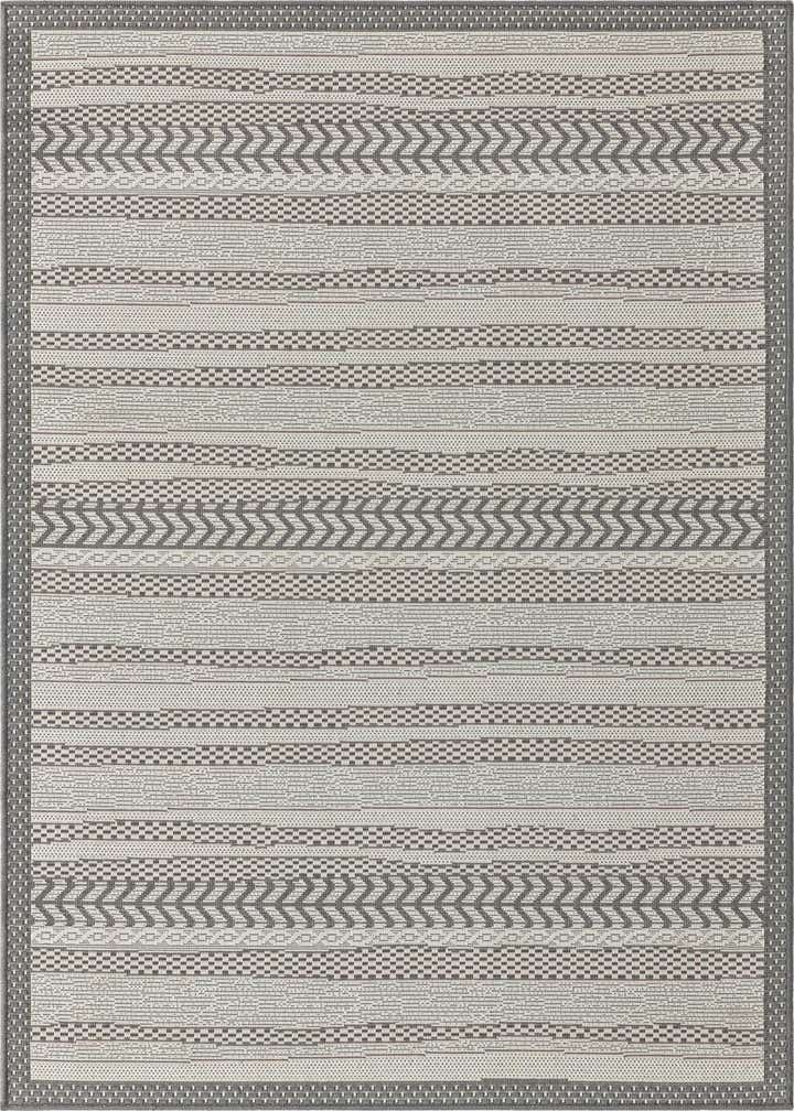 4' x 6' Easy-Clean Border Indoor / Outdoor Rug