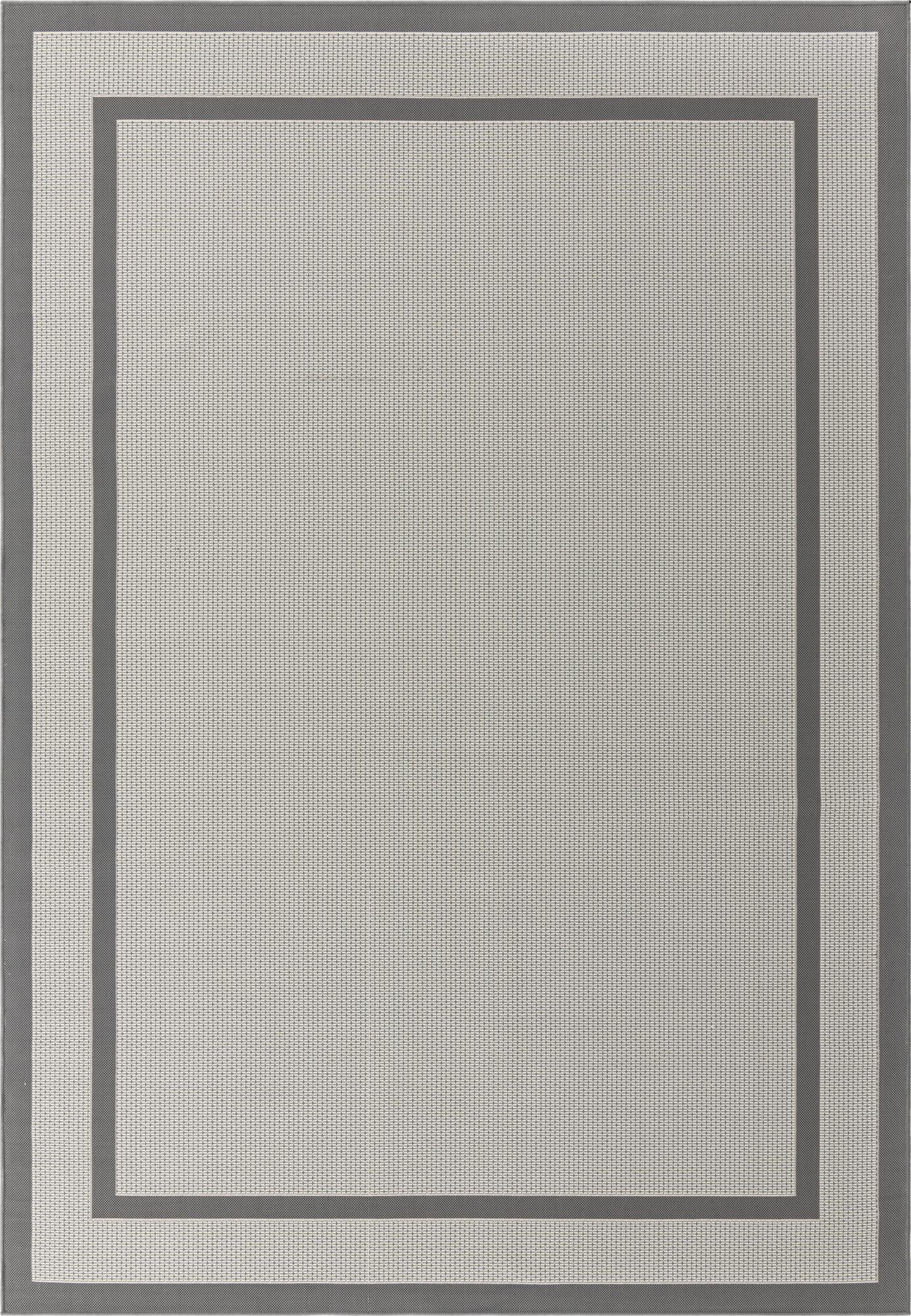 8' x 11' 4 Easy-Clean Border Indoor / Outdoor Rug