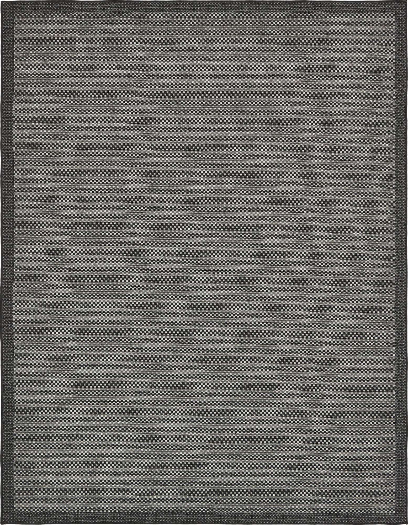 8' x 11' 4 Easy-Clean Border Indoor / Outdoor Rug