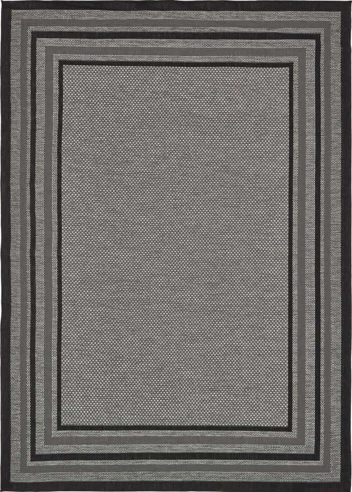 9' x 12' Easy-Clean Border Indoor / Outdoor Rug