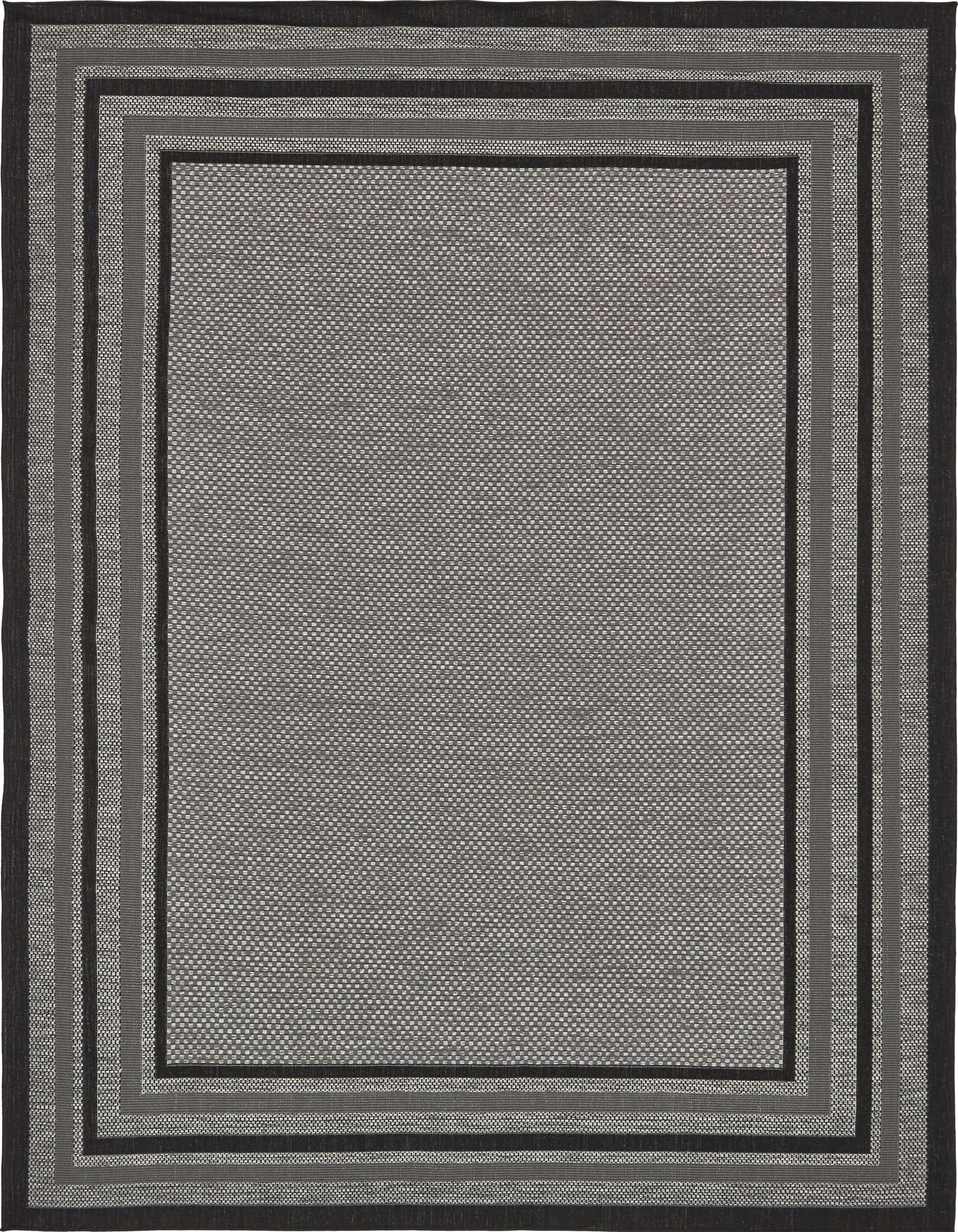 9' x 12' Easy-Clean Border Indoor / Outdoor Rug