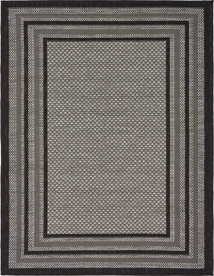 Detail image of 4' x 6' Easy-Clean Border Indoor / Outdoor Rug
