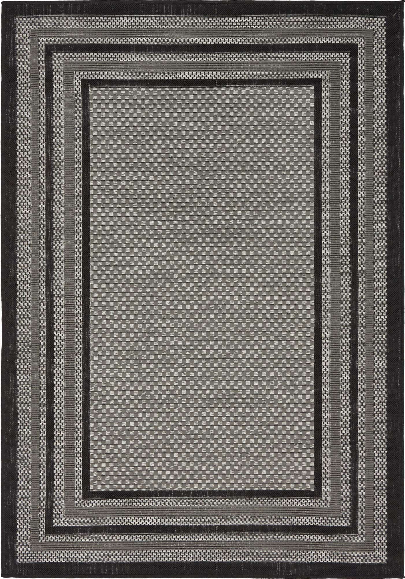 4' x 6' Easy-Clean Border Indoor / Outdoor Rug