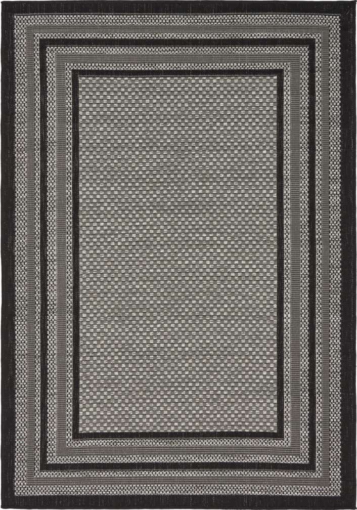 4' x 6' Easy-Clean Border Indoor / Outdoor Rug