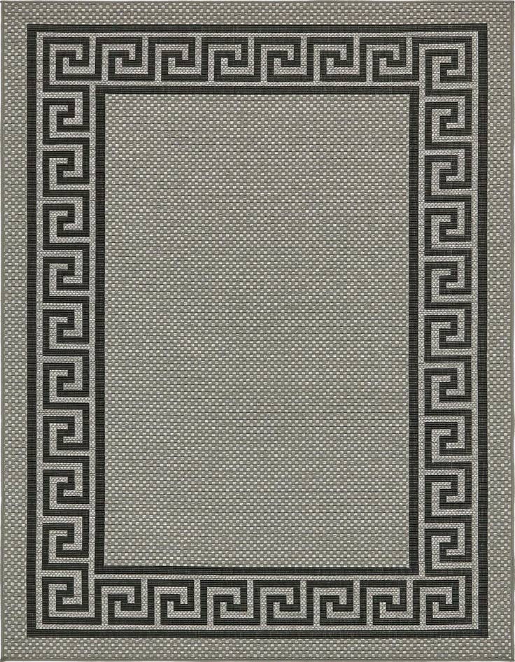 Detail image of 6' x 9' Easy-Clean Border Indoor / Outdoor Rug