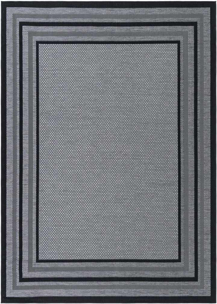 7' 10 x 10' Easy-Clean Border Indoor / Outdoor Rug