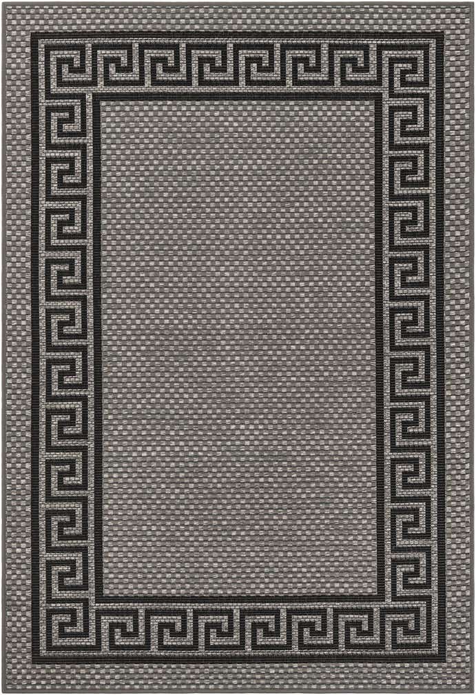 4' x 6' Easy-Clean Border Indoor / Outdoor Rug