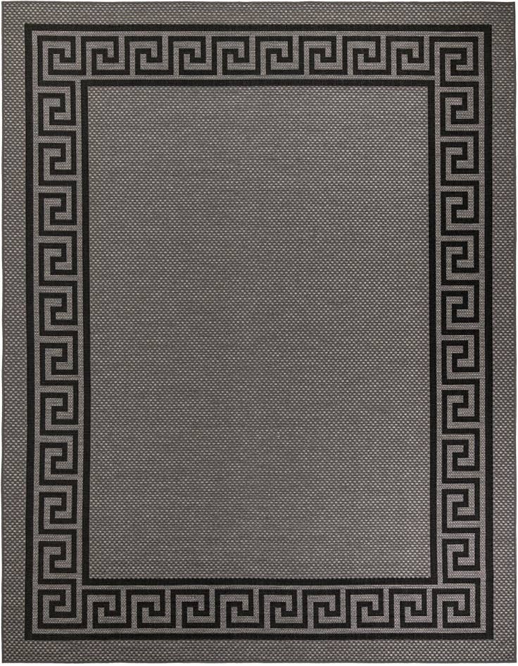 Detail image of 9' x 12' Easy-Clean Border Indoor / Outdoor Rug