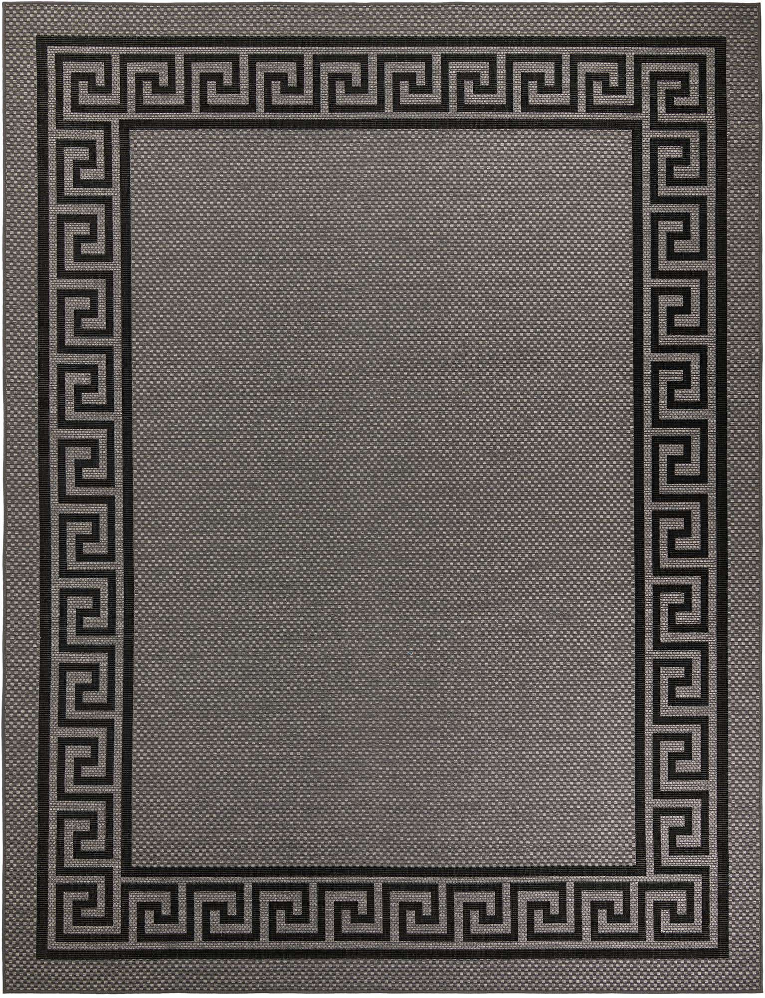 9' x 12' Easy-Clean Border Indoor / Outdoor Rug