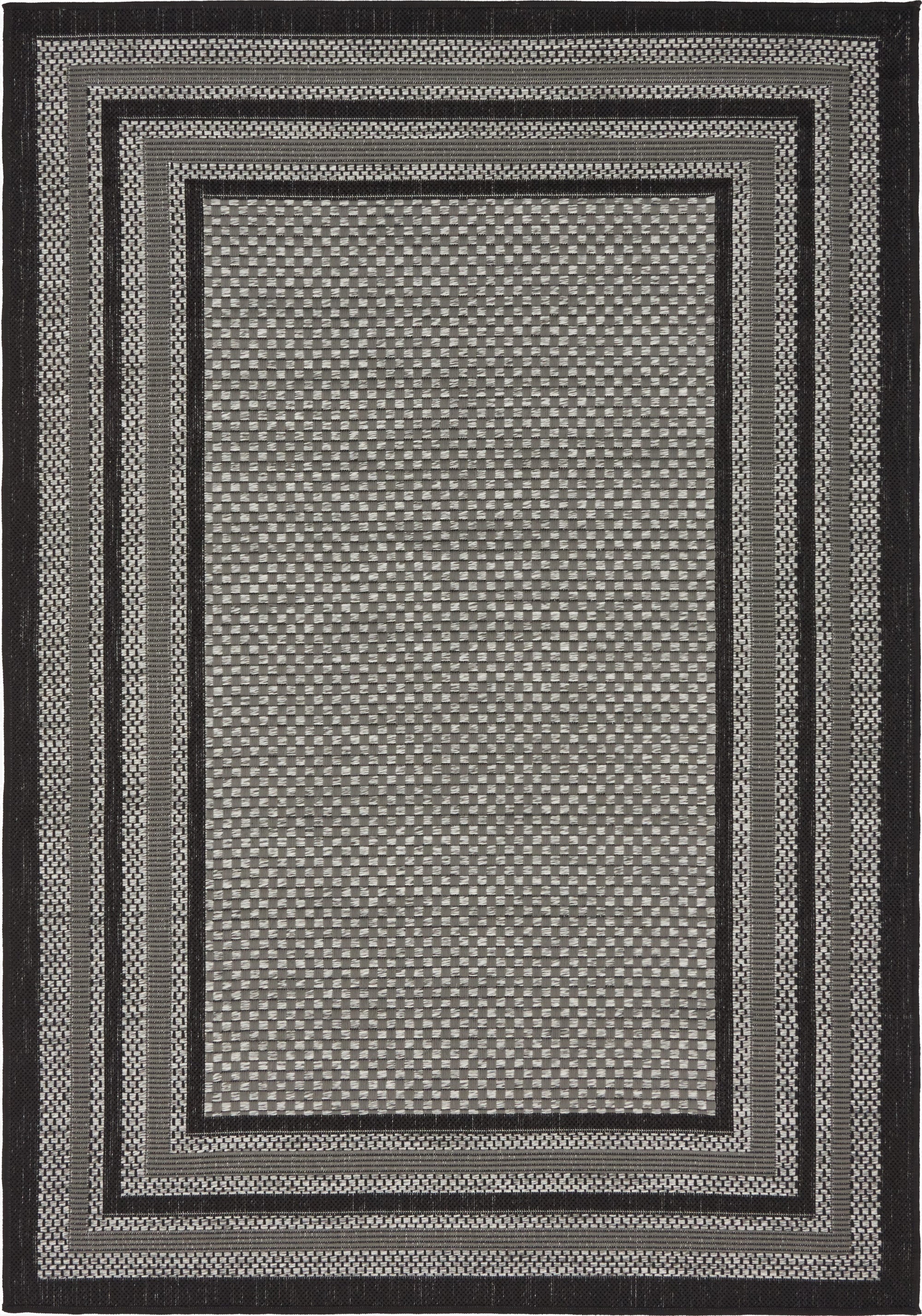 122cm x 183cm  Washable Border Indoor / Outdoor Rug