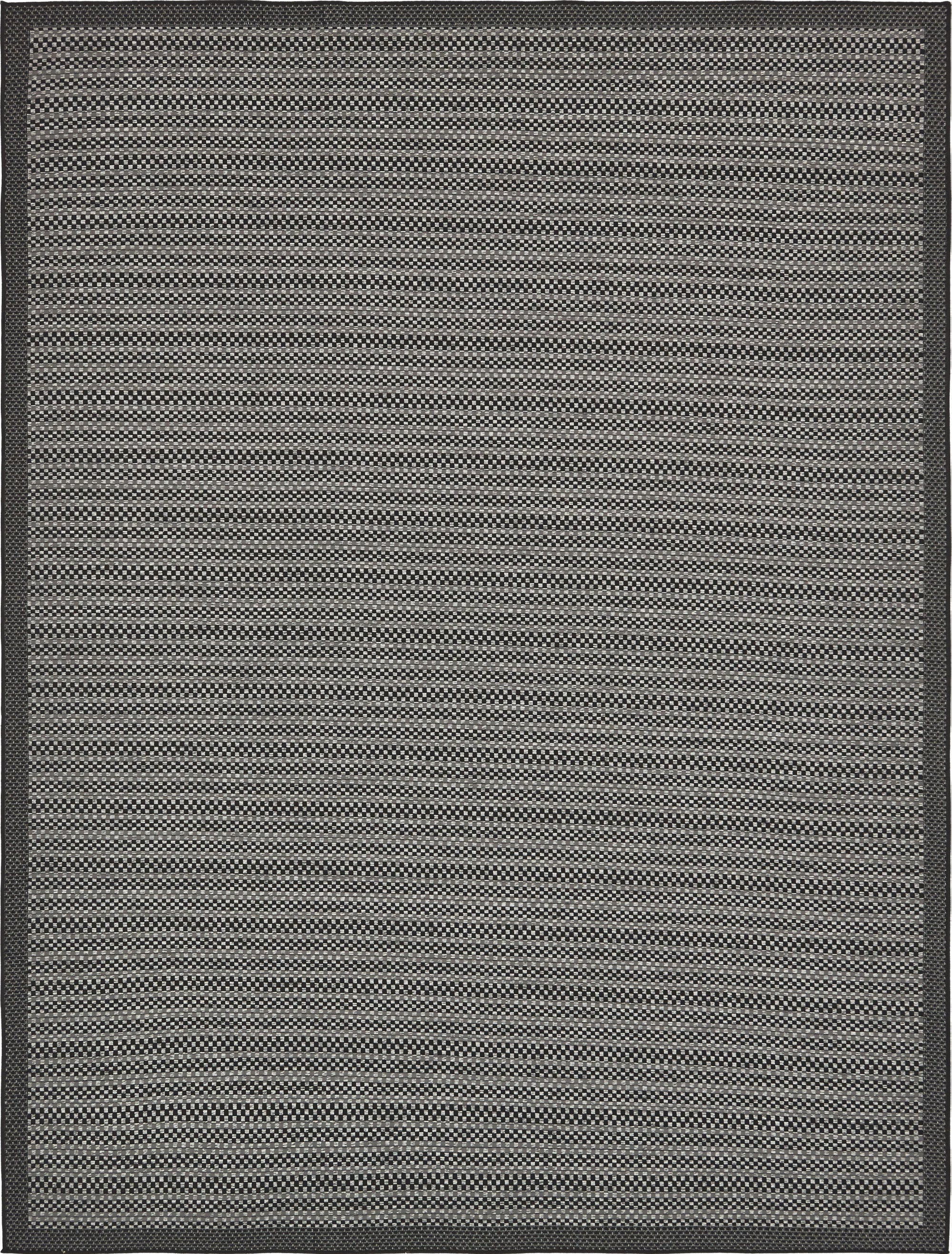 Primary image 9' x 12'  Washable Border Indoor / Outdoor Rug