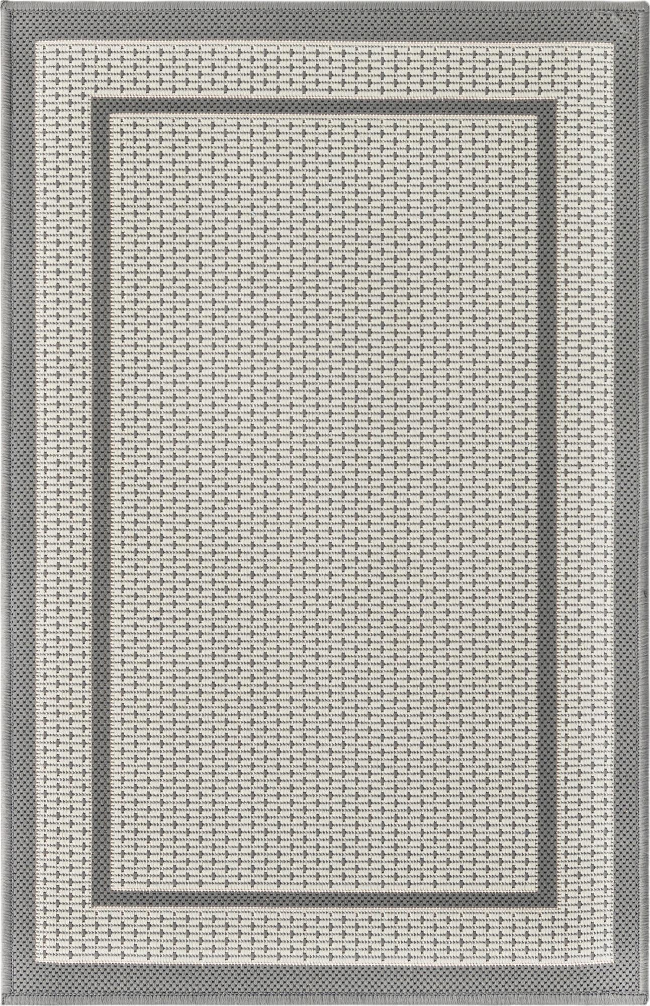 2' 2 x 3'  Washable Border Indoor / Outdoor Rug