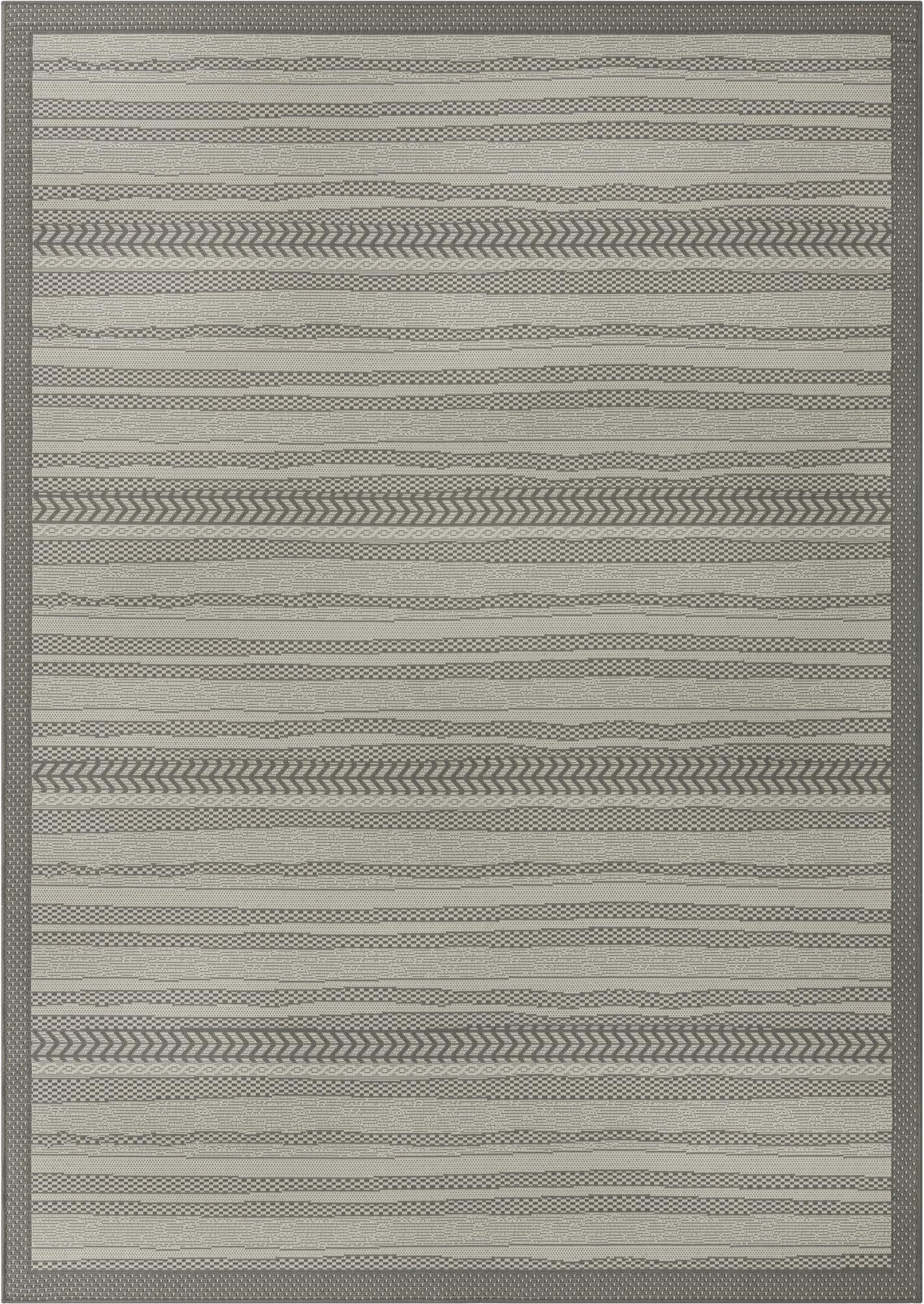 Primary image 7' x 10'  Washable Border Indoor / Outdoor Rug