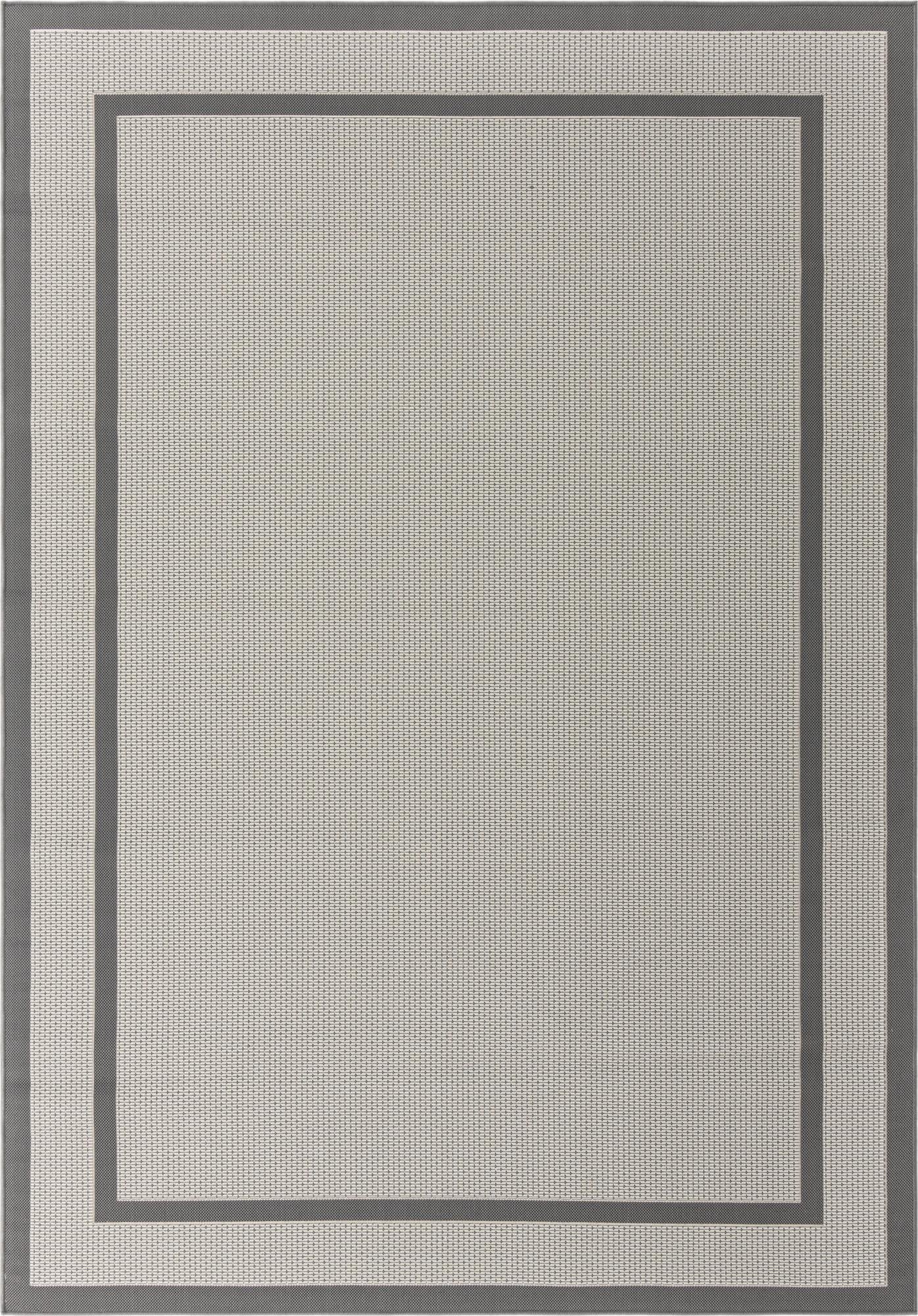 Primary image 7' x 10'  Washable Border Indoor / Outdoor Rug