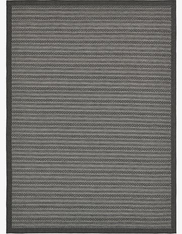 8' x 11' 4 Easy-Clean Border Indoor / Outdoor Rug