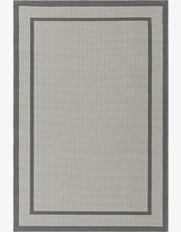 4' x 6' Easy-Clean Border Indoor / Outdoor Rug