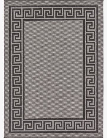 7' x 10' Easy-Clean Border Indoor / Outdoor Rug