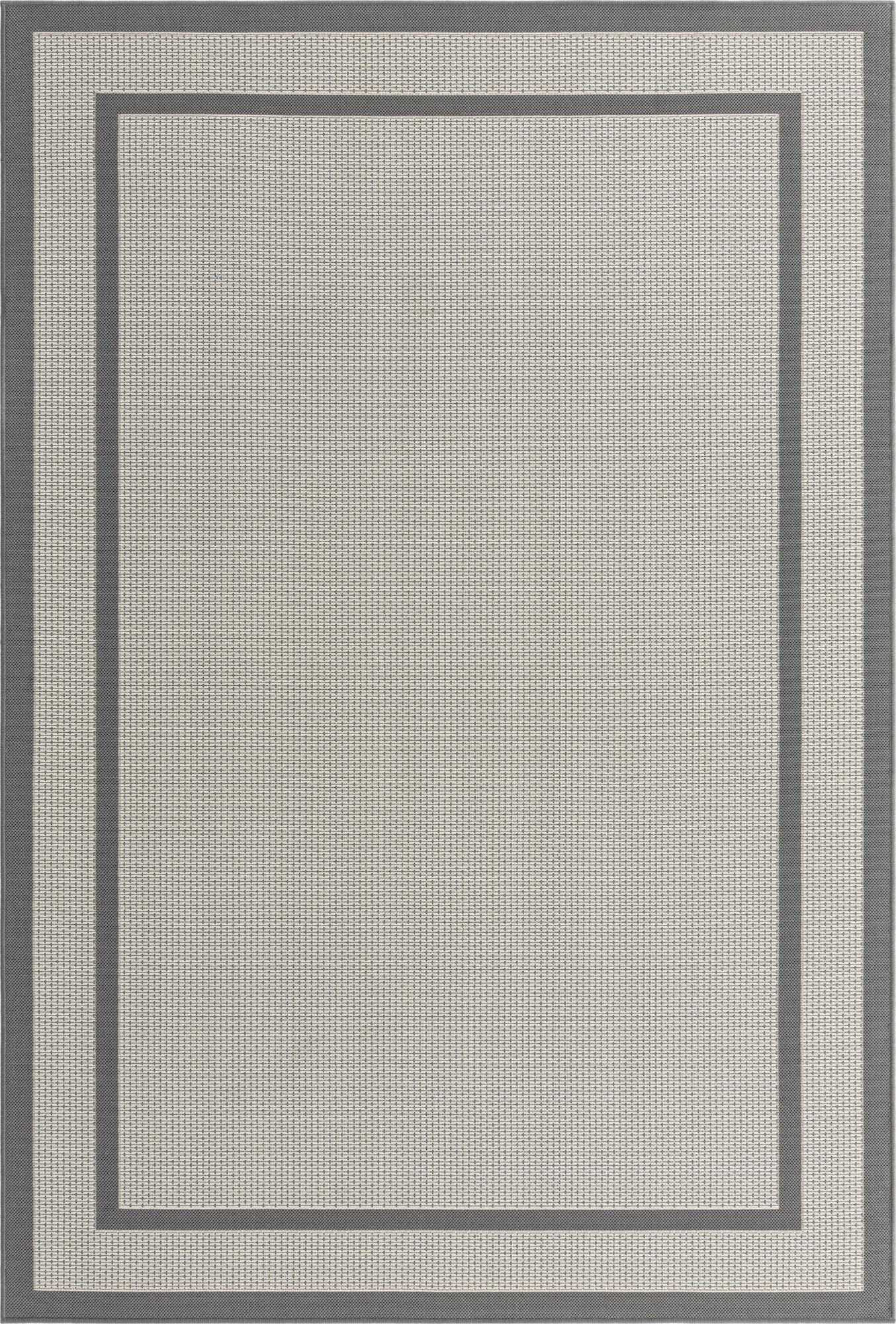 6' x 9'  Washable Border Indoor / Outdoor Rug