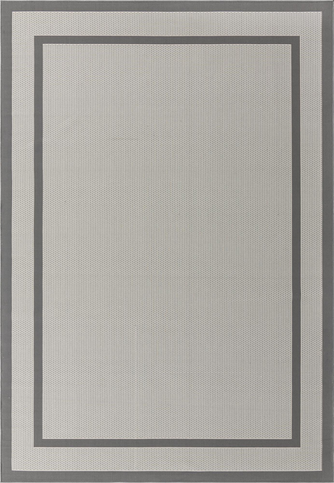8' x 11' 4 Washable Border Indoor / Outdoor Rug