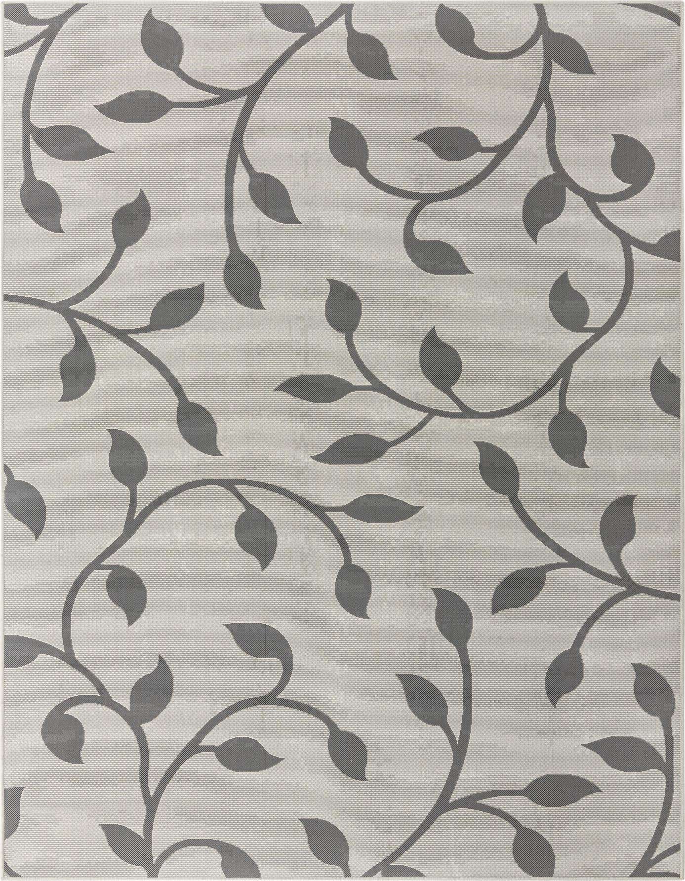 7' x 10' Easy-Clean Botanical Indoor / Outdoor Rug