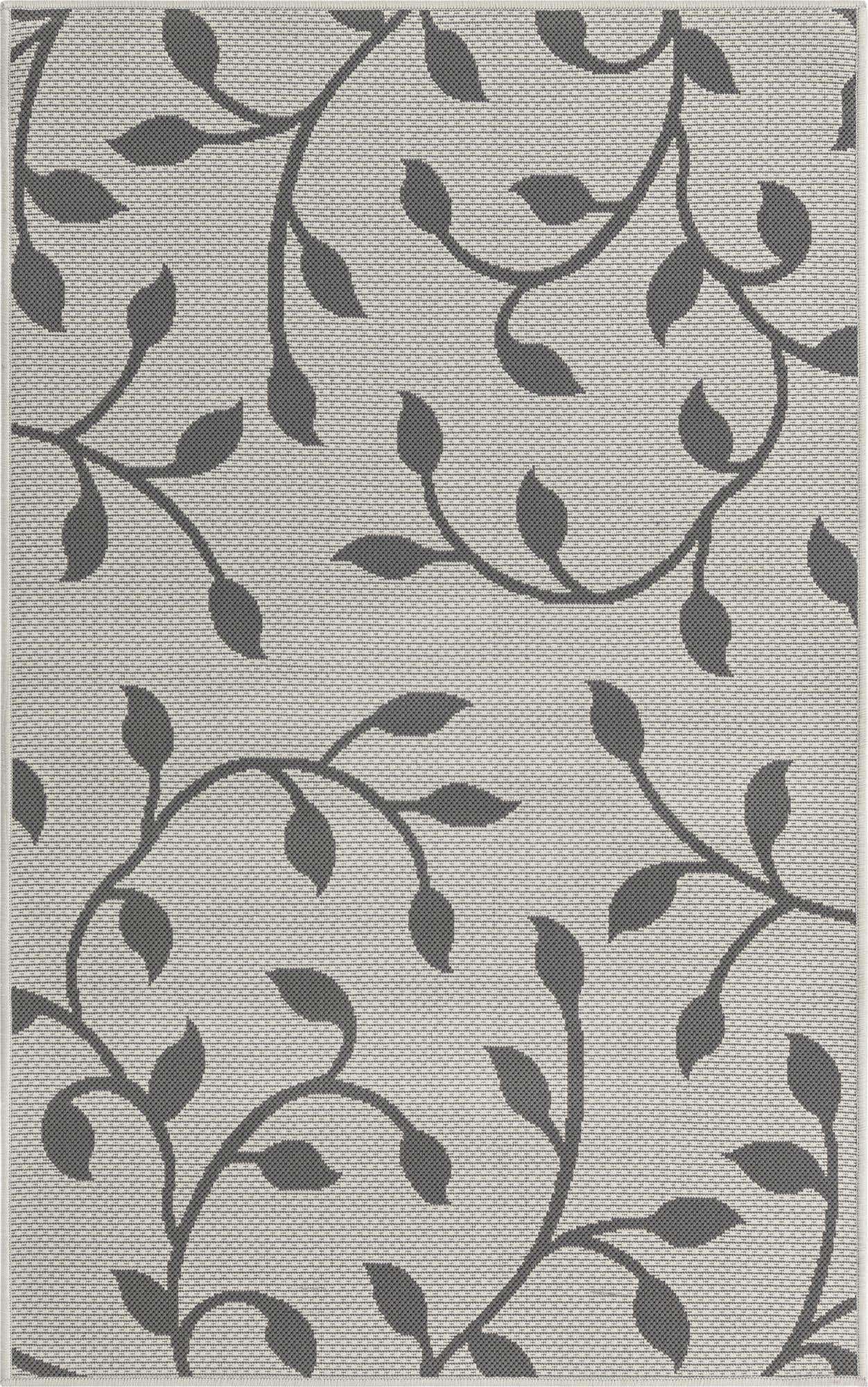 3' 3 x 5' Easy-Clean Botanical Indoor / Outdoor Rug