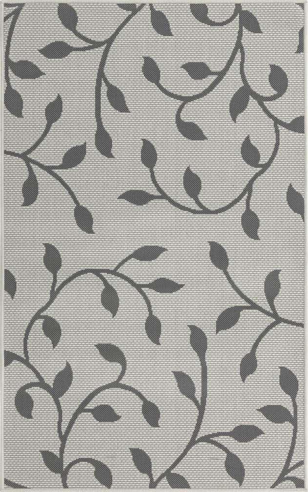 3' 3 x 5' Easy-Clean Botanical Indoor / Outdoor Rug