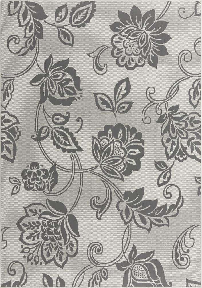 7' x 10' Easy-Clean Botanical Indoor / Outdoor Rug