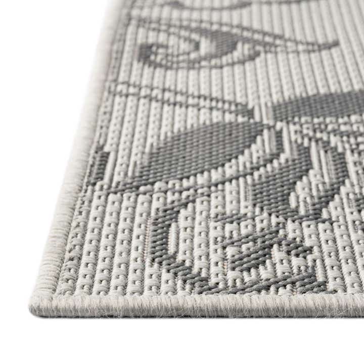 6' x 9' Easy-Clean Botanical Indoor / Outdoor Rug