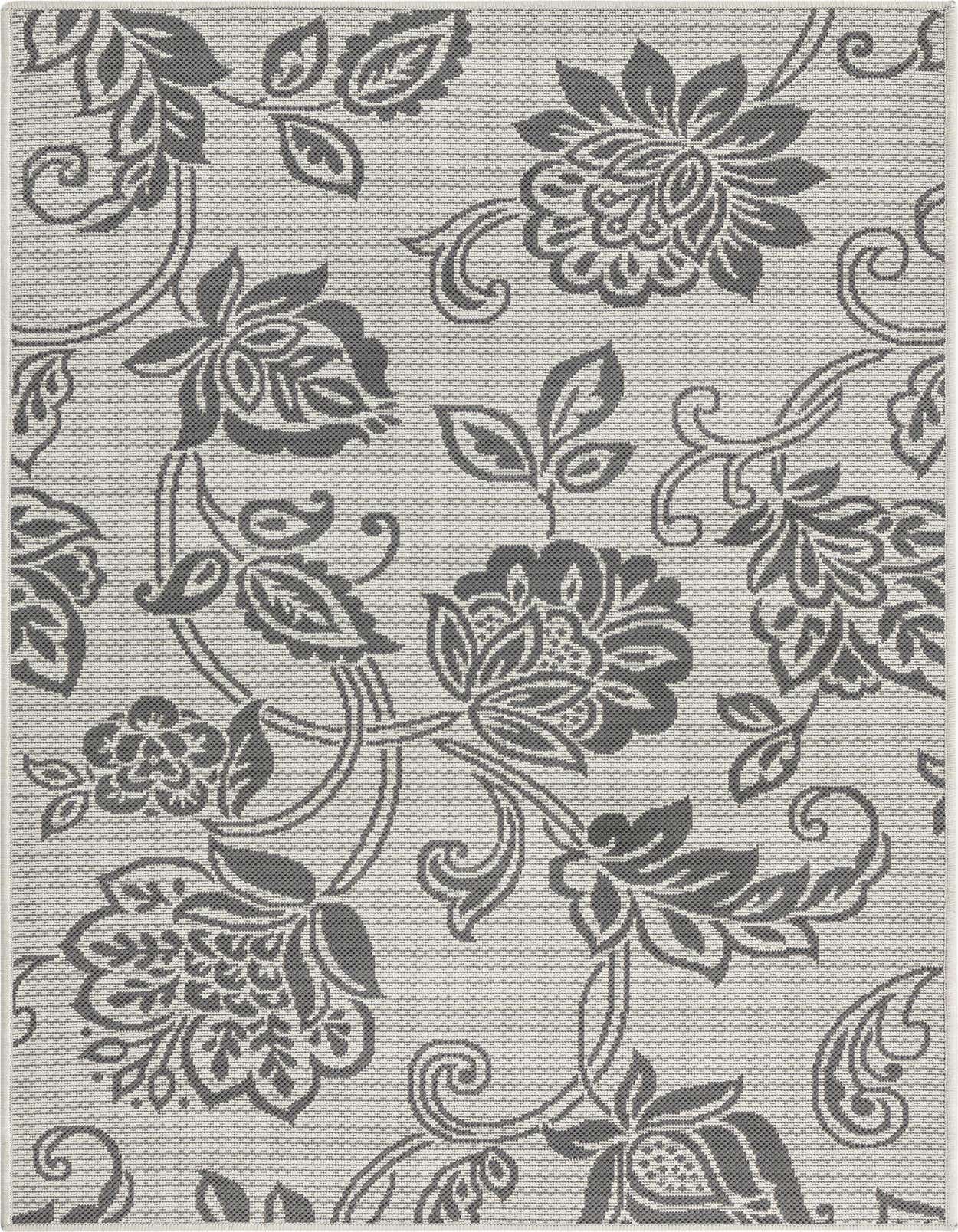 3' 3 x 5' Easy-Clean Botanical Indoor / Outdoor Rug