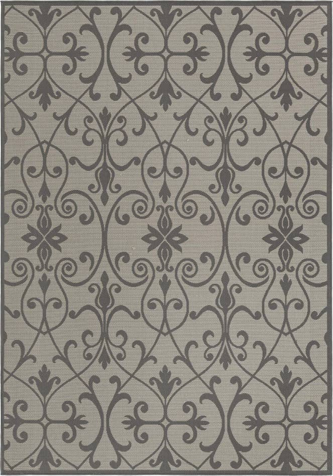 Detail image of 7' x 10' Easy-Clean Botanical Indoor / Outdoor Rug
