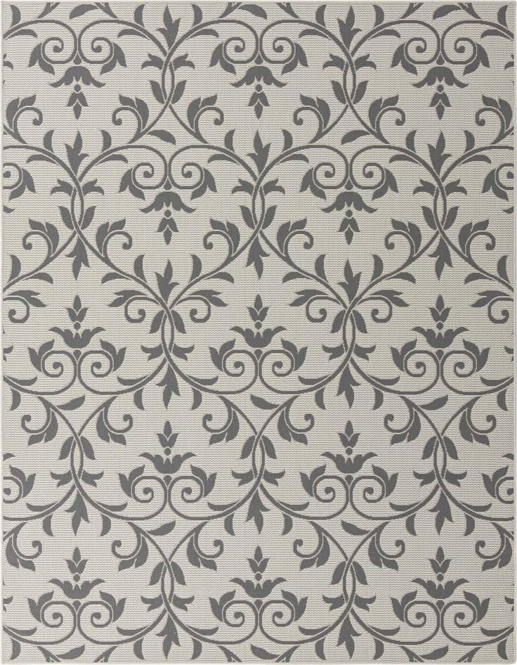 Detail image of 7' x 10' Easy-Clean Botanical Indoor / Outdoor Rug