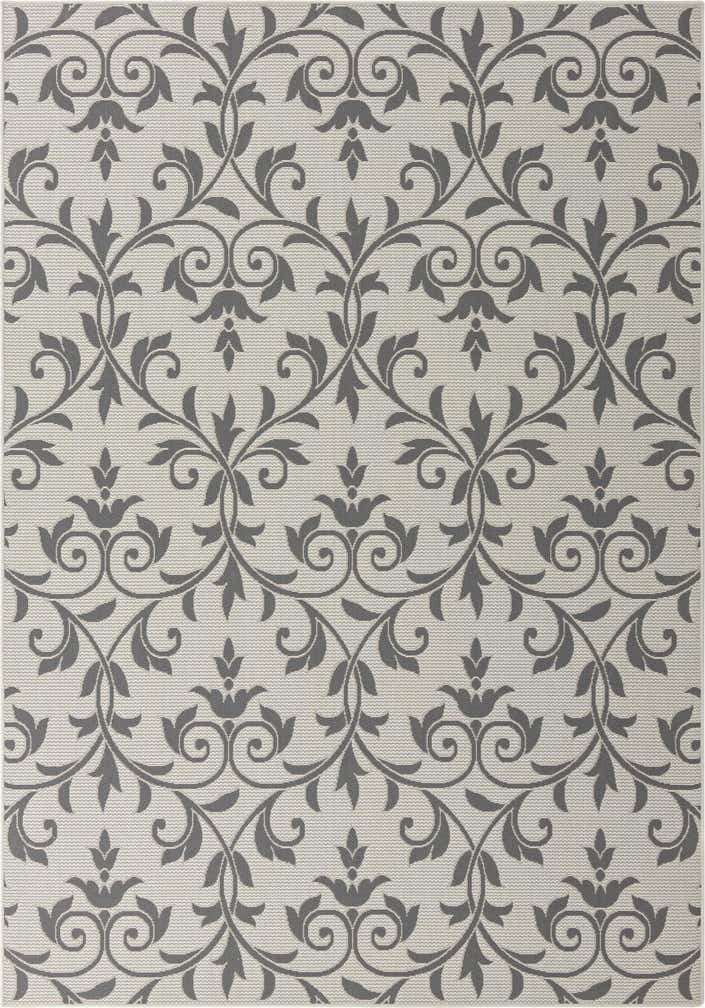 7' x 10' Easy-Clean Botanical Indoor / Outdoor Rug
