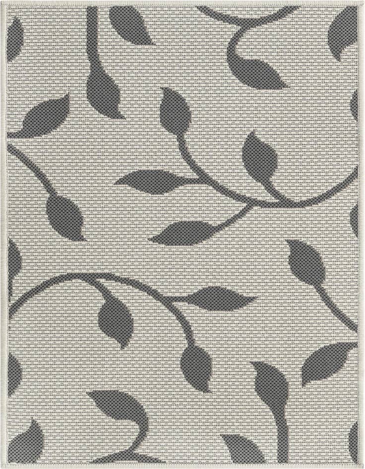 Detail image of 2' 2 x 3' Easy-Clean Botanical Indoor / Outdoor Rug
