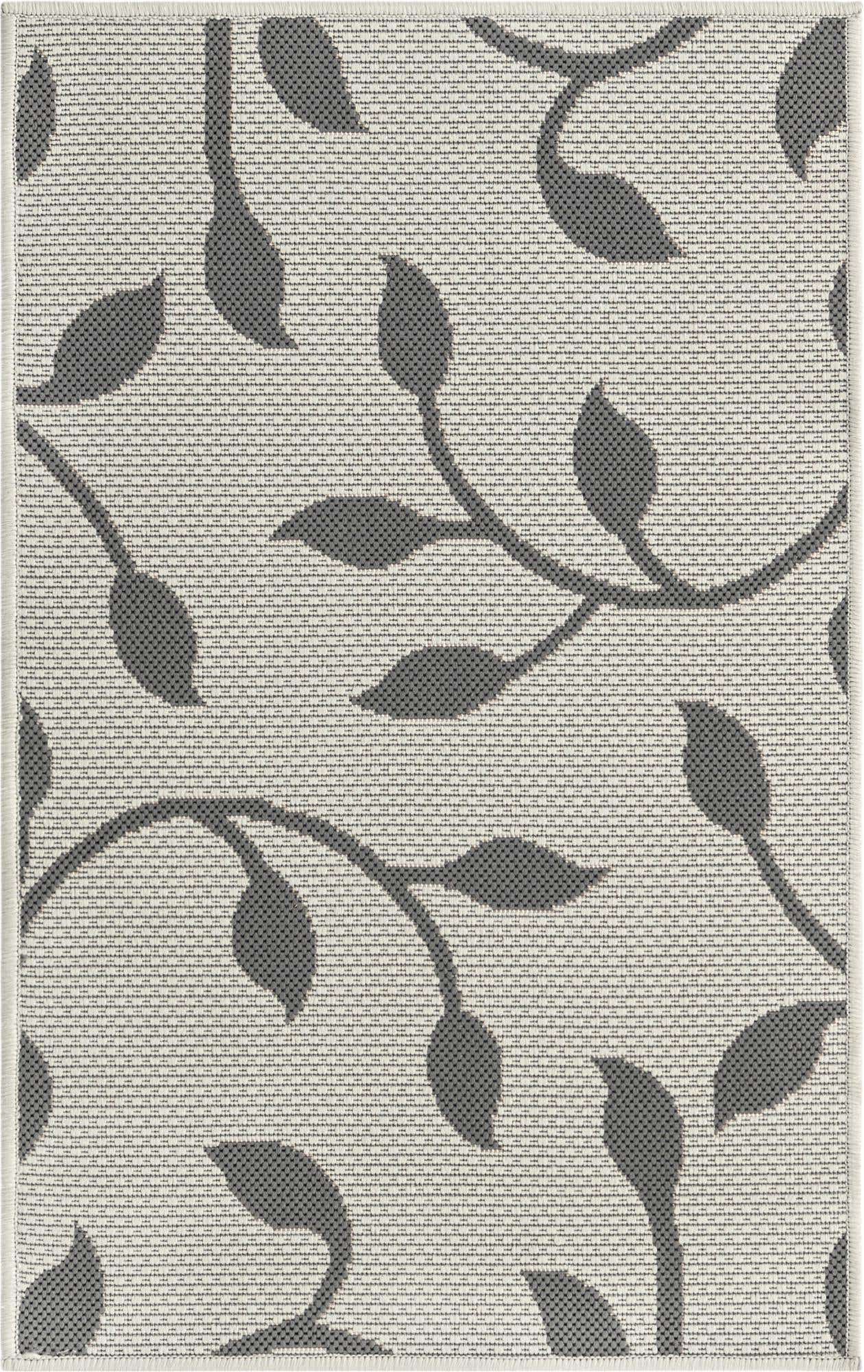 2' 2 x 3' Easy-Clean Botanical Indoor / Outdoor Rug