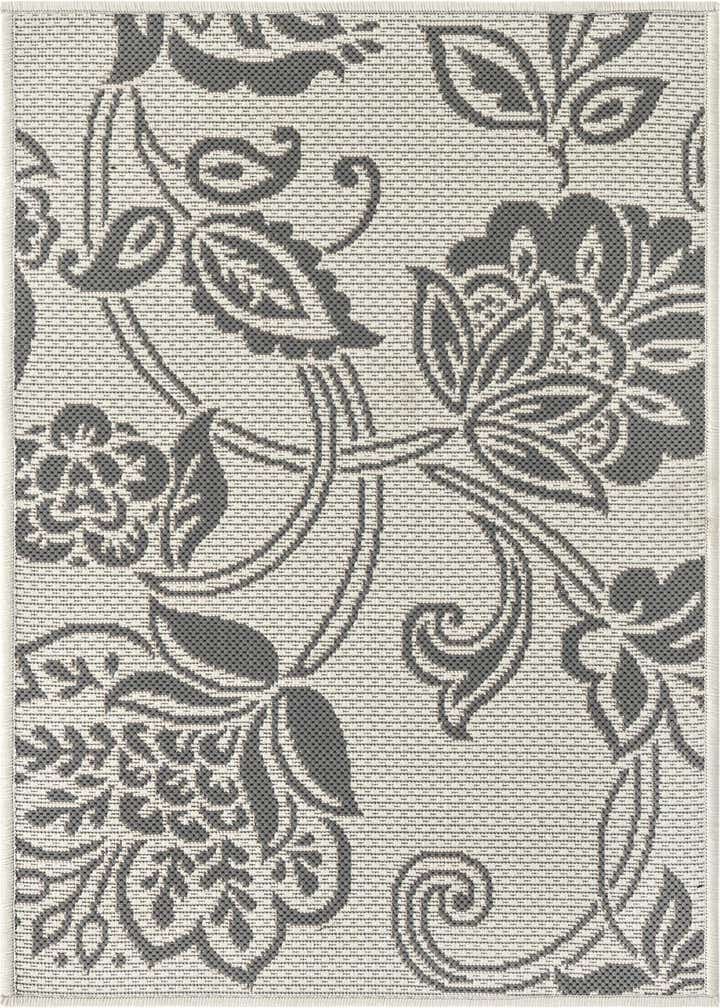 2' x 3' Easy-Clean Botanical Indoor / Outdoor Rug