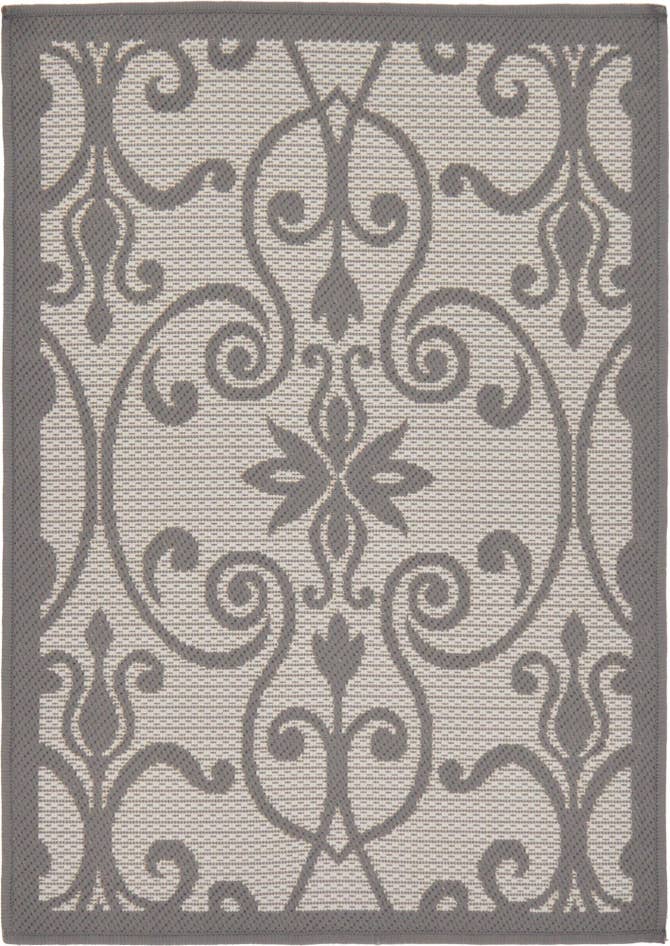 Detail image of 2' 2 x 3' Easy-Clean Botanical Indoor / Outdoor Rug