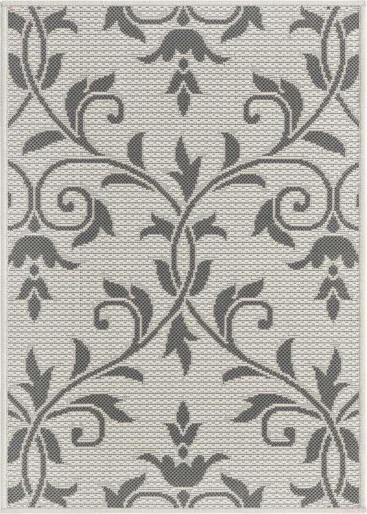2' 2 x 3' Easy-Clean Botanical Indoor / Outdoor Rug