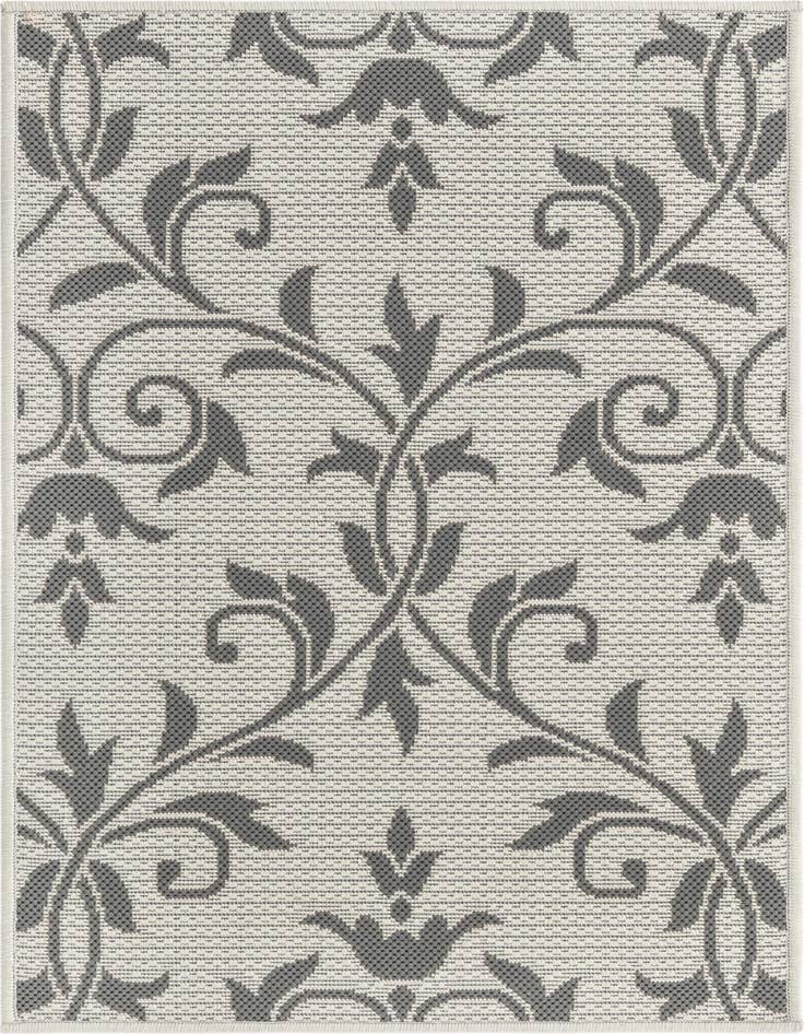 Detail image of 2' 2 x 3' Easy-Clean Botanical Indoor / Outdoor Rug