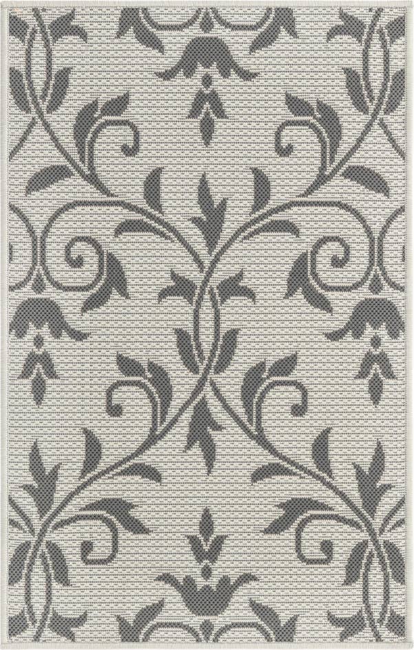Detail image of 2' 2 x 3' Easy-Clean Botanical Indoor / Outdoor Rug