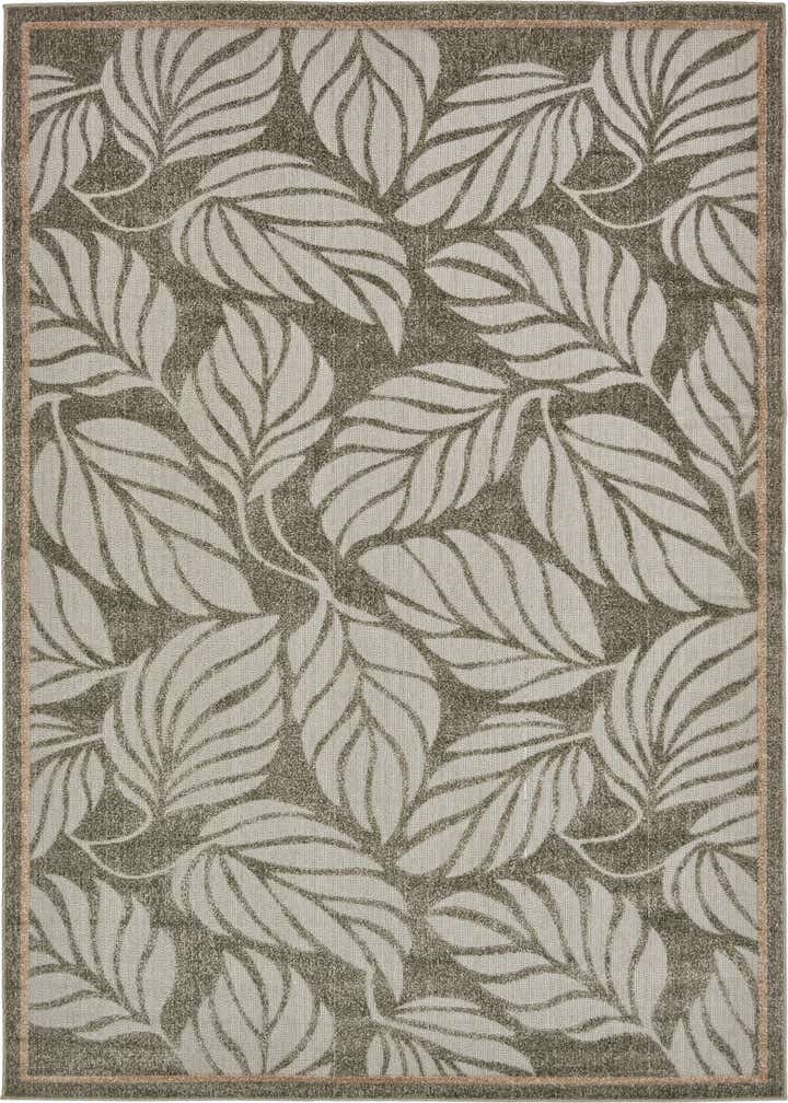 7' x 10' Easy-Clean Botanical Indoor / Outdoor Rug