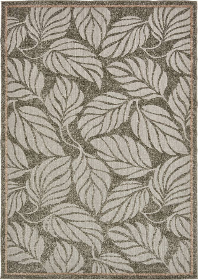 Detail image of 7' x 10' Easy-Clean Botanical Indoor / Outdoor Rug