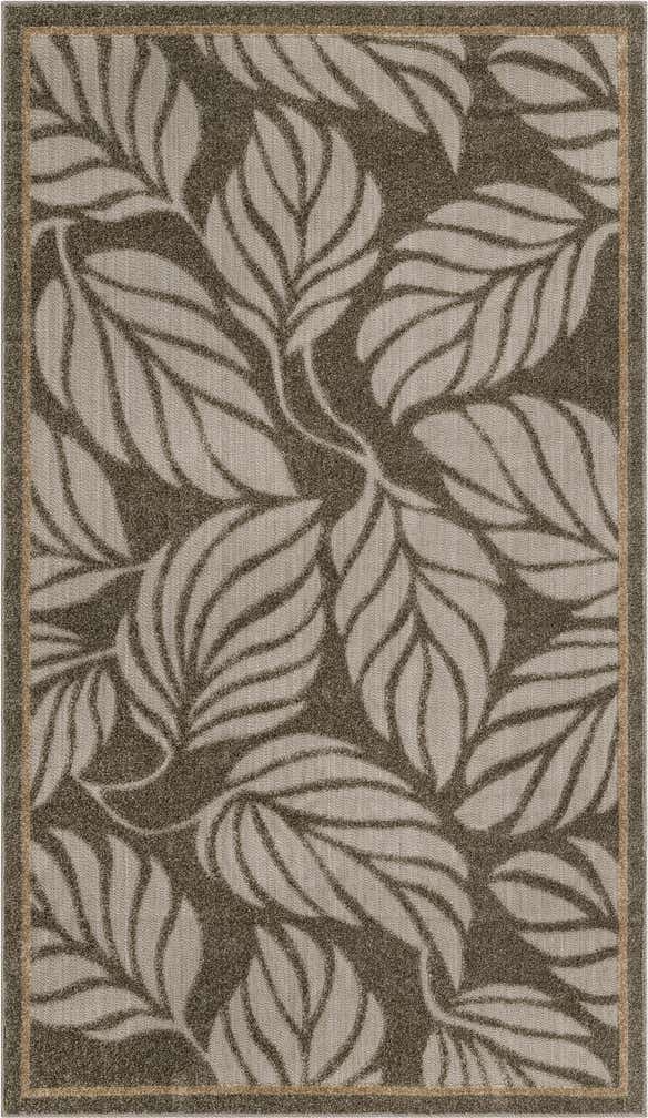 5' x 8' Easy-Clean Botanical Indoor / Outdoor Rug