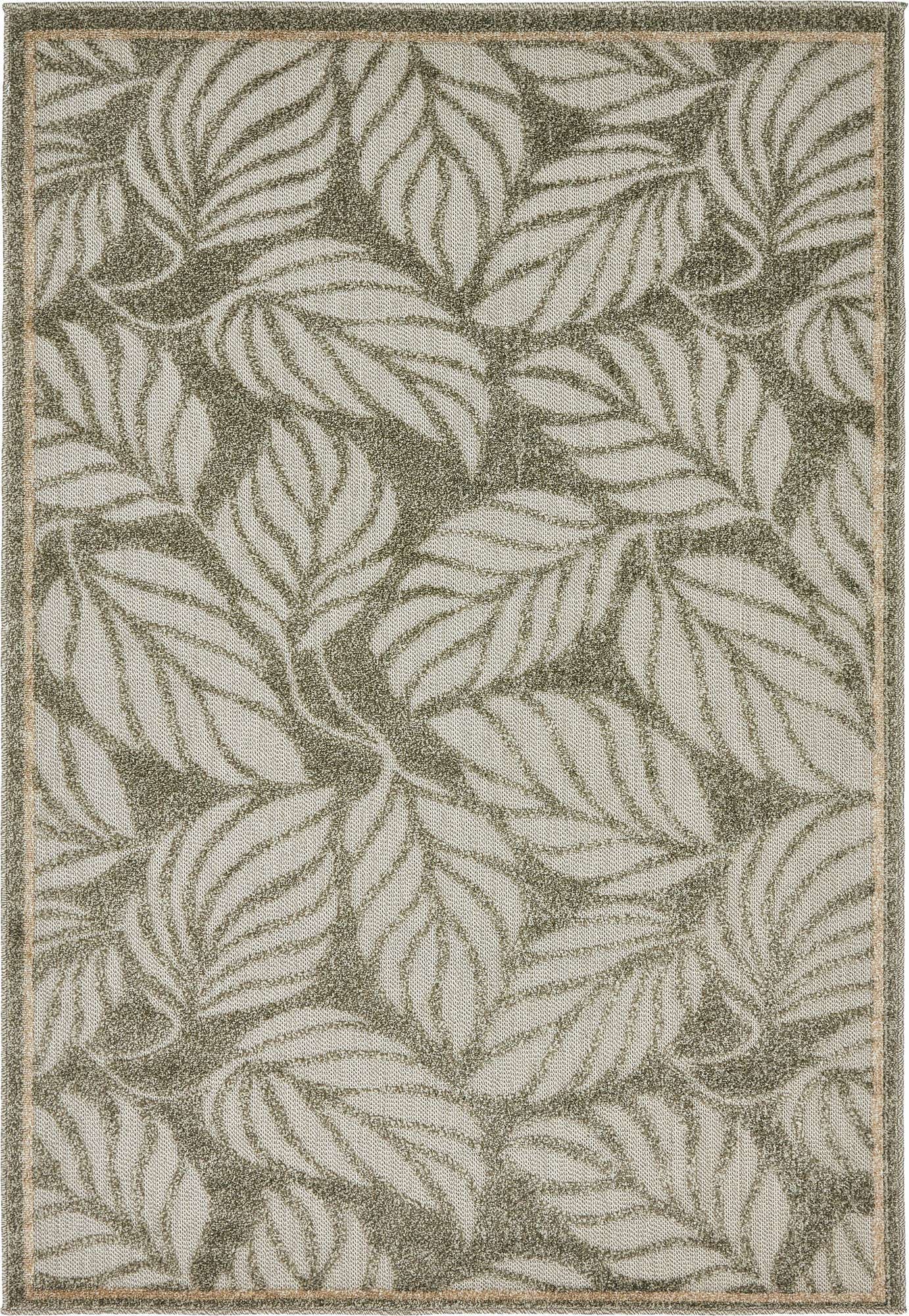 4' x 6' Easy-Clean Botanical Indoor / Outdoor Rug
