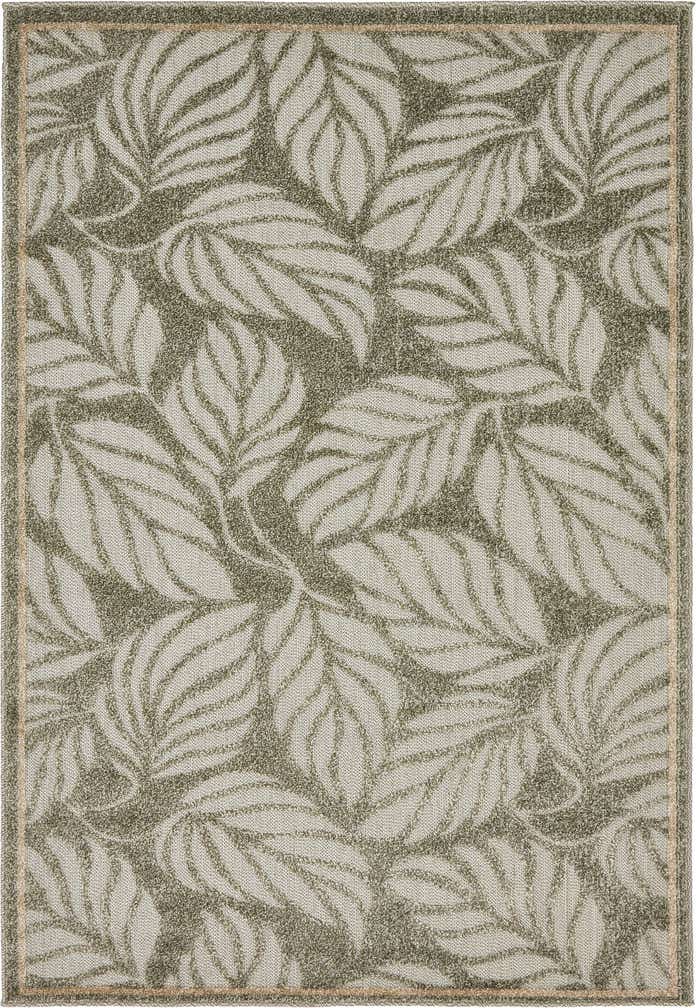 4' x 6' Easy-Clean Botanical Indoor / Outdoor Rug
