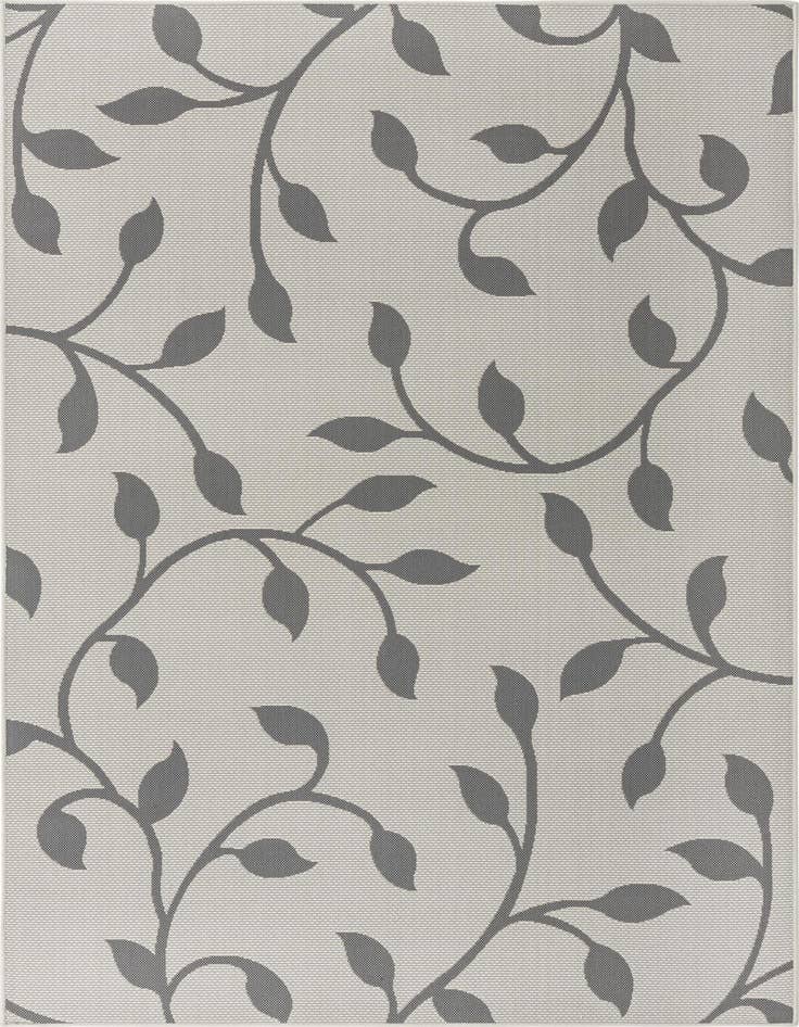 Detail image of 6' x 9' Easy-Clean Botanical Indoor / Outdoor Rug