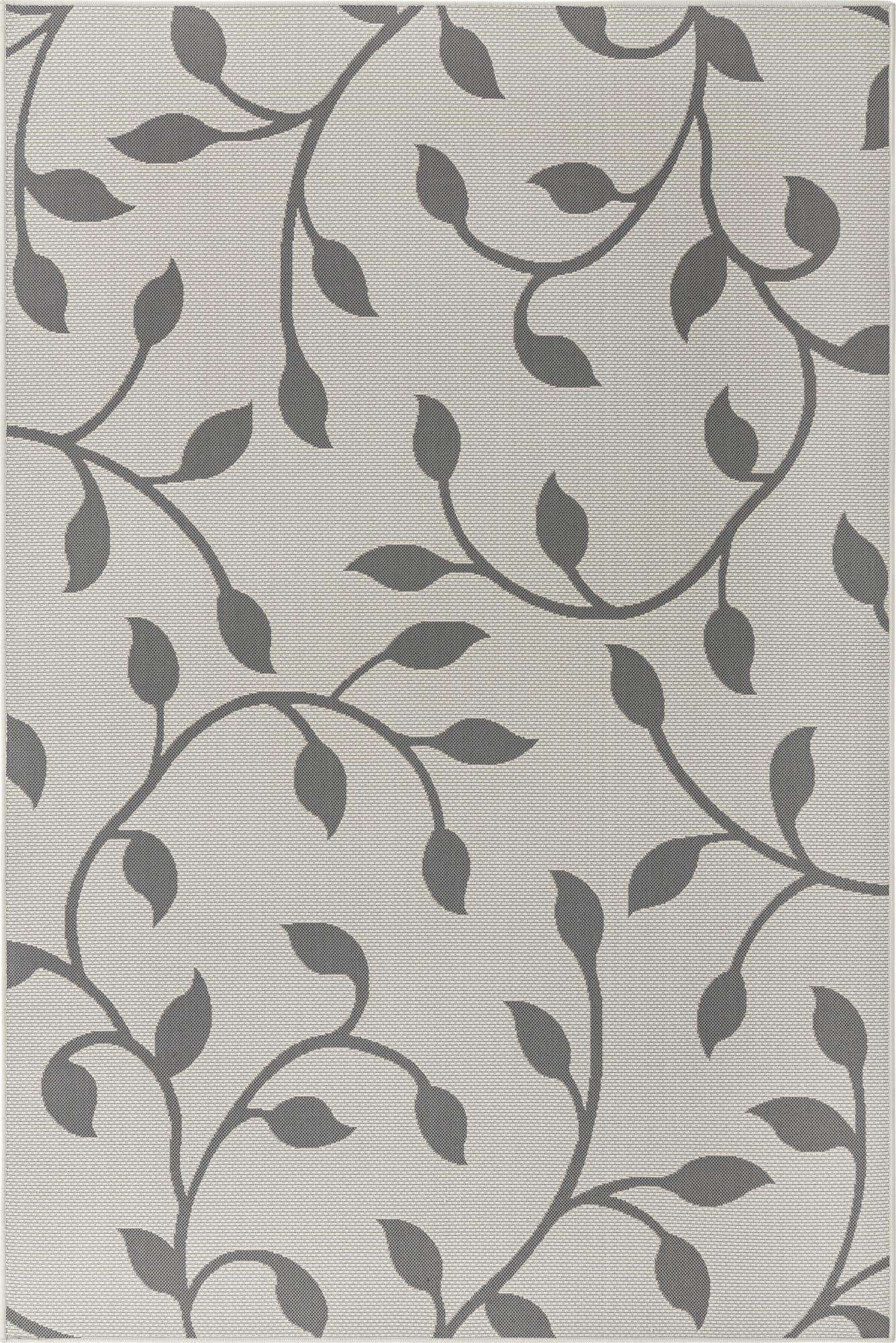 6' x 9' Easy-Clean Botanical Indoor / Outdoor Rug